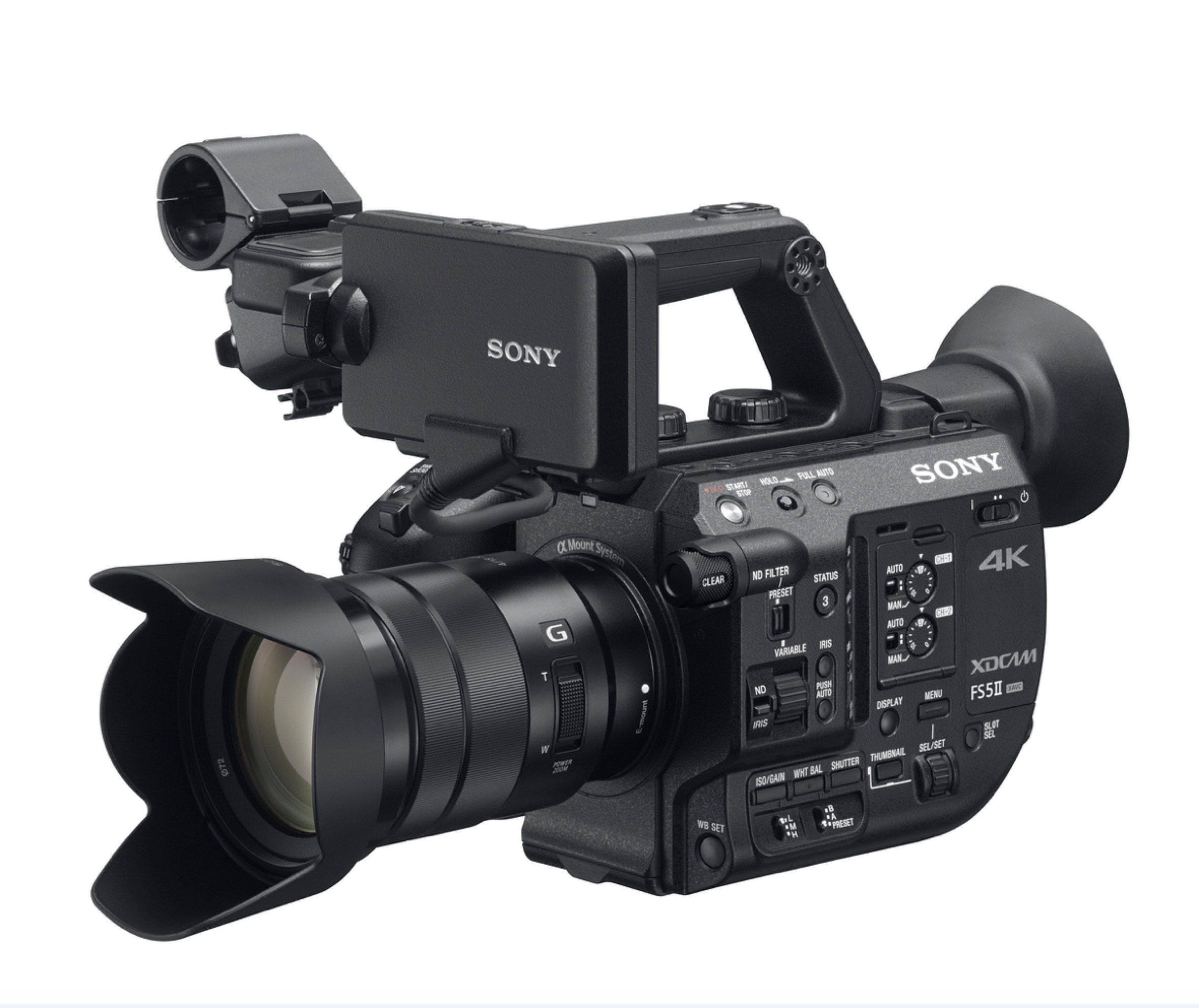 索尼sony pxw-fs5m2k(含18-105镜头)4k专业摄像机