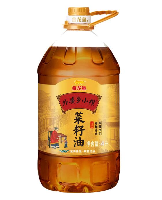 金龙鱼 外婆乡小榨菜籽油 4l